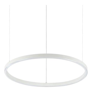 Ideal Lux - LED Aptumšojama lustra ar auklu ORACLE SLIM LED/28W/230V 4000K d. 50 cm CRI 90 balta