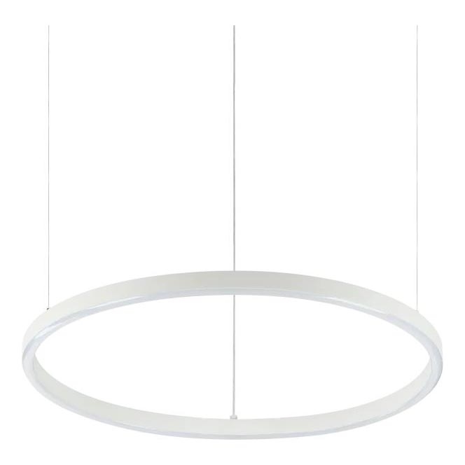 Ideal Lux - LED Aptumšojama lustra ar auklu ORACLE SLIM LED/28W/230V 4000K d. 50 cm CRI 90 balta