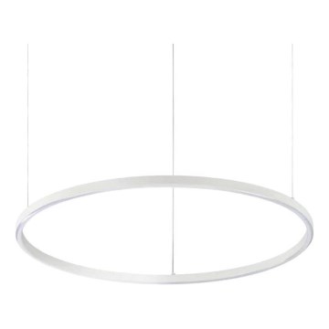 Ideal Lux - LED Aptumšojama lustra ar auklu ORACLE SLIM LED/39W/230V 3000K d. 70 cm balta