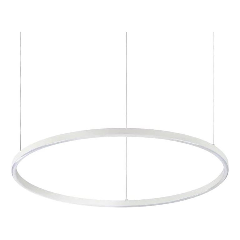 Ideal Lux - LED Aptumšojama lustra ar auklu ORACLE SLIM LED/39W/230V 3000K d. 70 cm balta