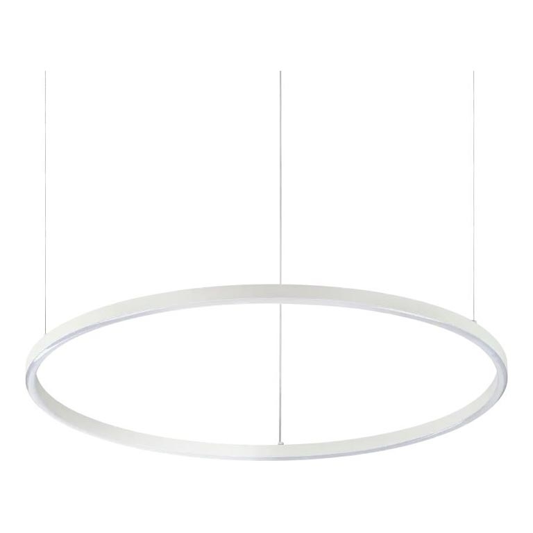 Ideal Lux - LED Aptumšojama lustra ar auklu ORACLE SLIM LED/40W/230V 4000K d. 70 cm CRI 90 balta
