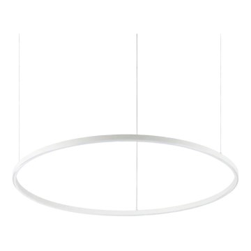 Ideal Lux - LED Aptumšojama lustra ar auklu ORACLE SLIM LED/42W/230V 4000K d. 90 cm CRI 90 balta