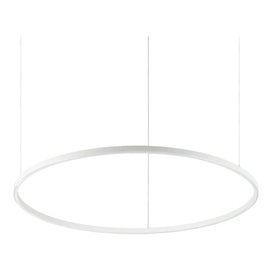 Ideal Lux - LED Aptumšojama lustra ar auklu ORACLE SLIM LED/42W/230V 4000K d. 90 cm CRI 90 balta