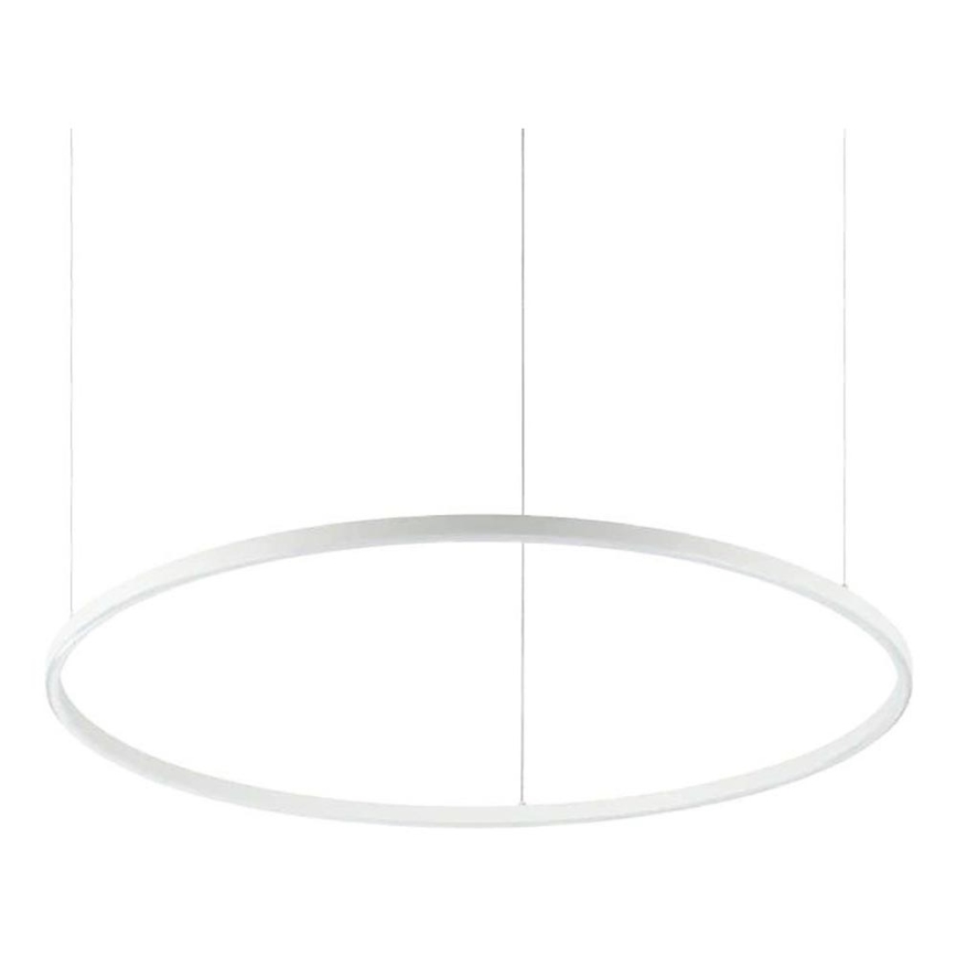Ideal Lux - LED Aptumšojama lustra ar auklu ORACLE SLIM LED/43W/230V 3000K d. 90 cm balta