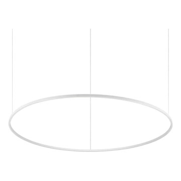 Ideal Lux - LED Aptumšojama lustra ar auklu ORACLE SLIM LED/76W/230V 3000K d. 150 cm balta