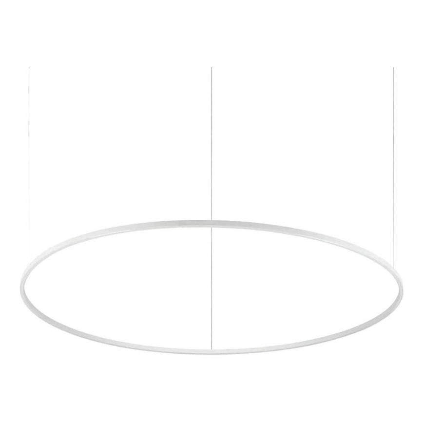 Ideal Lux - LED Aptumšojama lustra ar auklu ORACLE SLIM LED/76W/230V 3000K d. 150 cm balta
