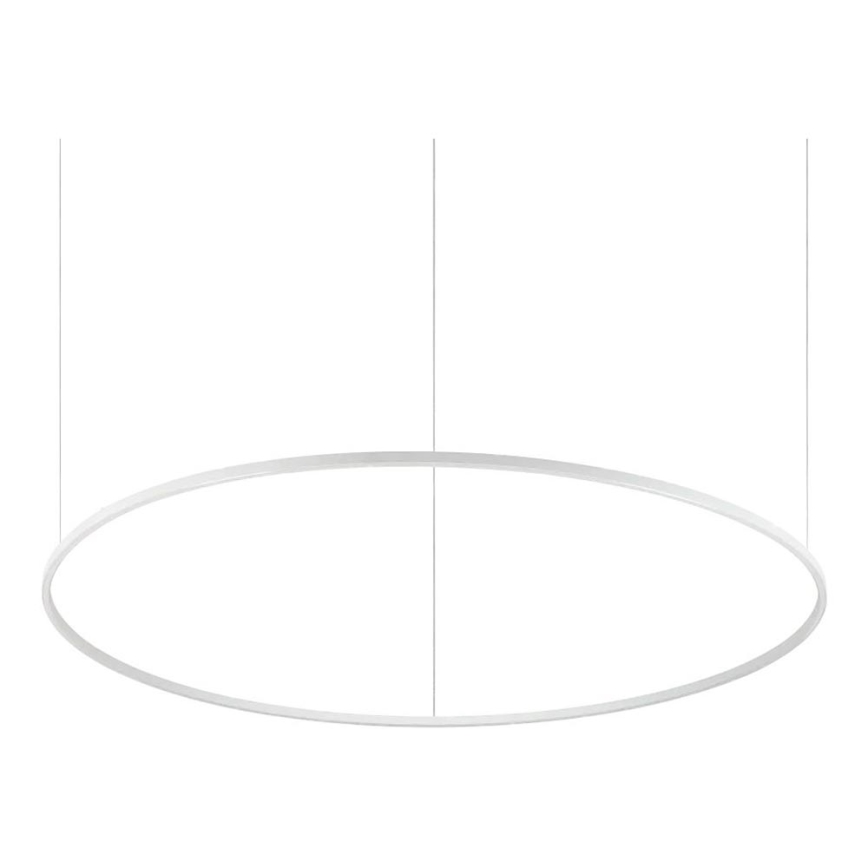 Ideal Lux - LED Aptumšojama lustra ar auklu ORACLE SLIM LED/83W/230V 4000K d. 150 cm CRI 90 balta