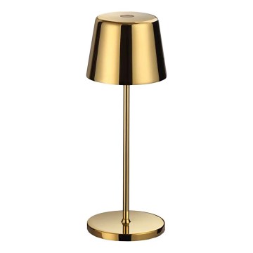 Ideal Lux - LED Aptumšojama skārienvadāma āra galda lampa CUTE LED/2,5W/3,7V USB 2200-2700K 3000 mAh IP65 zelta