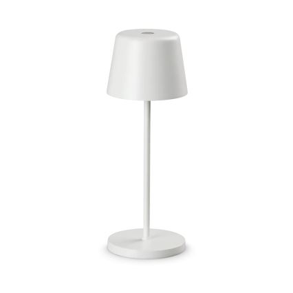 Ideal Lux - LED Aptumšojama skārienvadāma āra galda lampa CUTE LED/2,5W/3,7V USB 2200-2700K IP65 balta