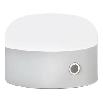 Ideal Lux - LED Aptumšojama skārienvadāma galda lampa MIGNON LED/5W/5V d. 10 cm CRI 90 balta