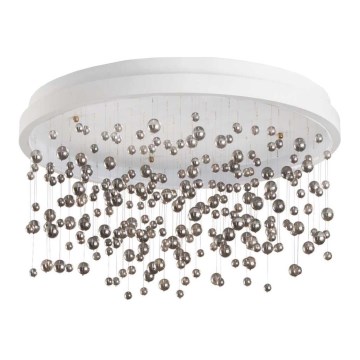 Ideal Lux - LED Aptumšojama virsapmetuma lustra ARMONY LED/55W/230V d. 50 cm balta