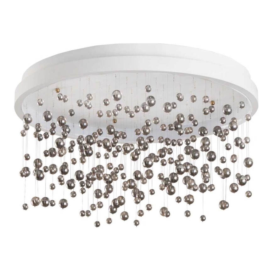 Ideal Lux - LED Aptumšojama virsapmetuma lustra ARMONY LED/55W/230V d. 50 cm balta