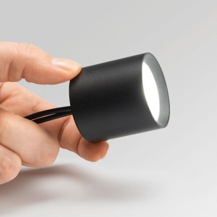 Ideal Lux - LED Aptumšojams starmetis NITRO LED/4W/230V d. 4,2 cm CRI 90 melna