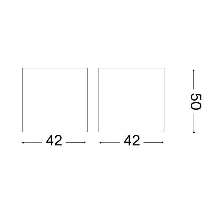 Ideal Lux - LED Aptumšojams starmetis NITRO LED/4W/230V d. 4,2 cm CRI 90 melna