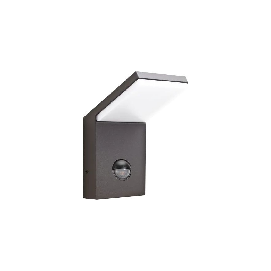 Ideal Lux - LED āra gaismeklis ar sensoru STYLE LED/9W/230V 4000K CRI 90 IP54, antracīta krāsa