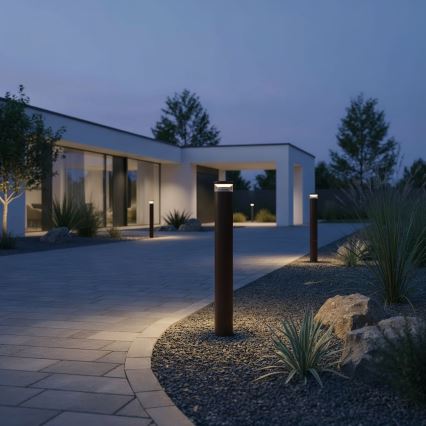 Ideal Lux - LED Āra lampa BOEING LED/14W/230V 100 cm CRI 90 IP65 brūna