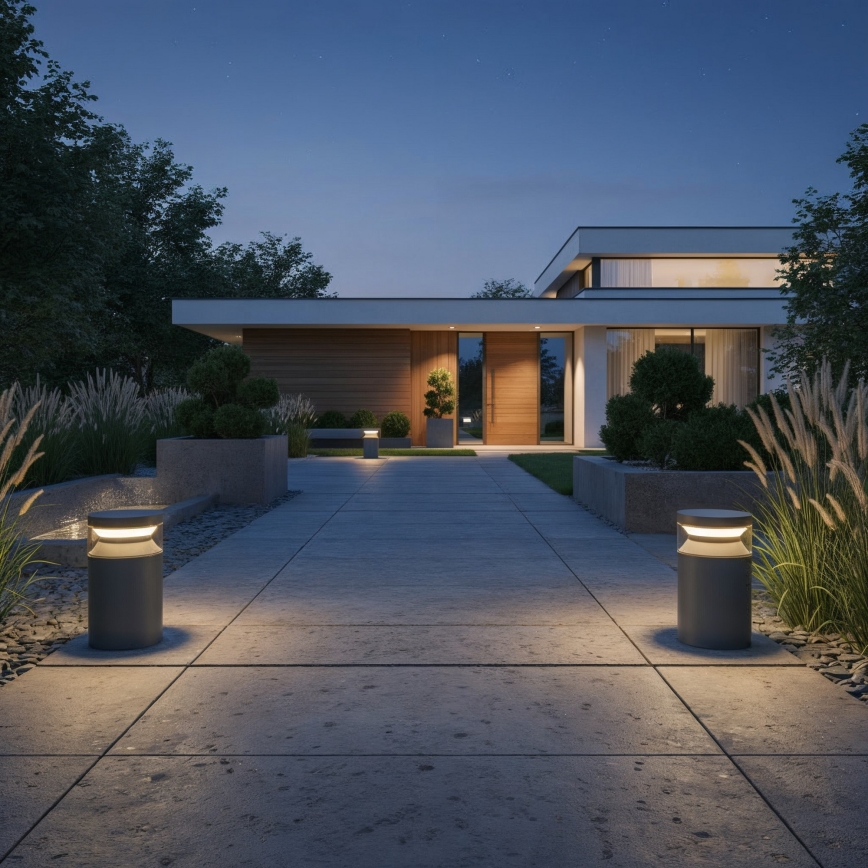 Ideal Lux - LED Āra lampa BOEING LED/14W/230V 15 cm CRI 90 IP65 antracīta