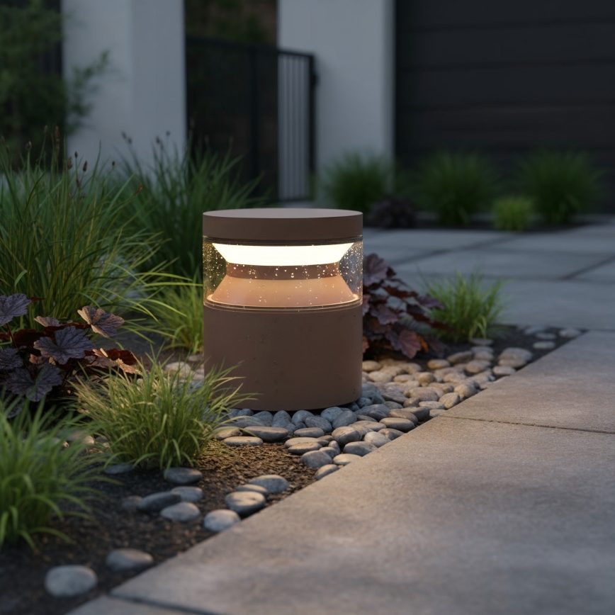 Ideal Lux - LED Āra lampa BOEING LED/14W/230V 15 cm CRI 90 IP65 brūna