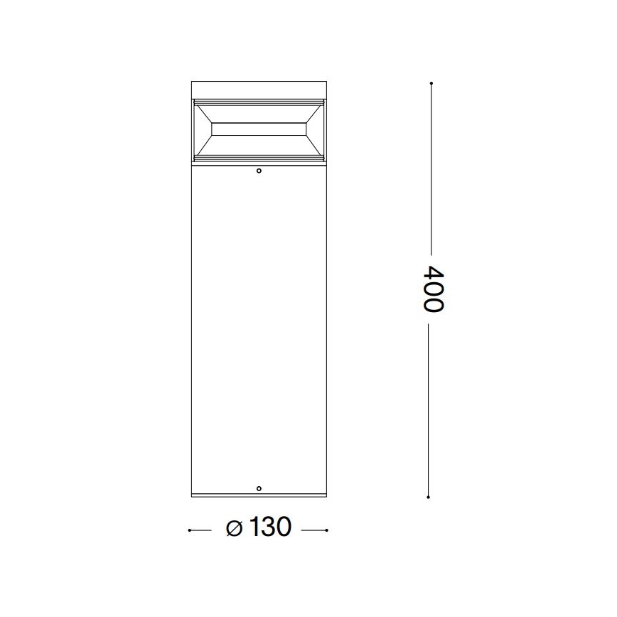 Ideal Lux - LED Āra lampa BOEING LED/14W/230V 40 cm CRI 90 IP65 antracīta