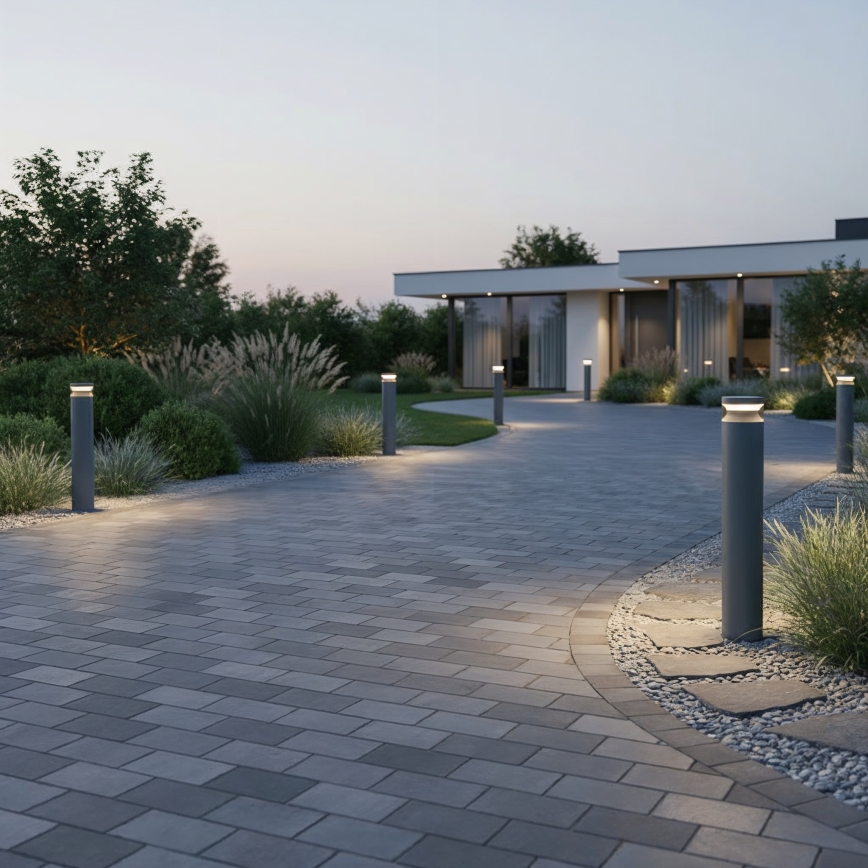 Ideal Lux - LED Āra lampa BOEING LED/14W/230V d. 70 cm CRI 90 IP65 antracīta