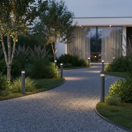 Ideal Lux - LED Āra lampa BOEING LED/14W/230V d. 70 cm CRI 90 IP65 antracīta