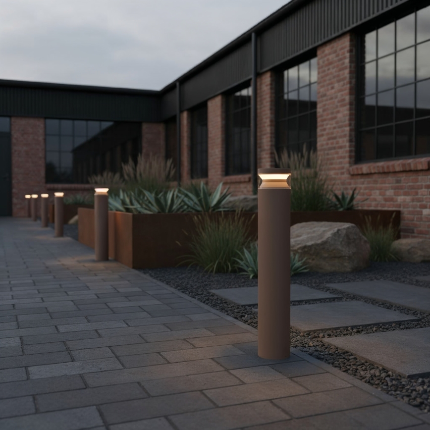 Ideal Lux - LED Āra lampa BOEING LED/14W/230V d. 70 cm CRI 90 IP65 brūna