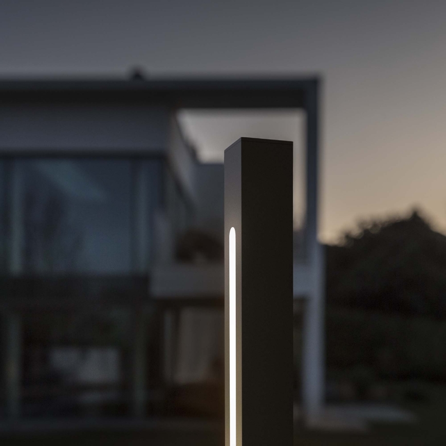 Ideal Lux - LED āra lampa JEDI LED/12W/230V 80 cm CRI 90 IP65 antracīts