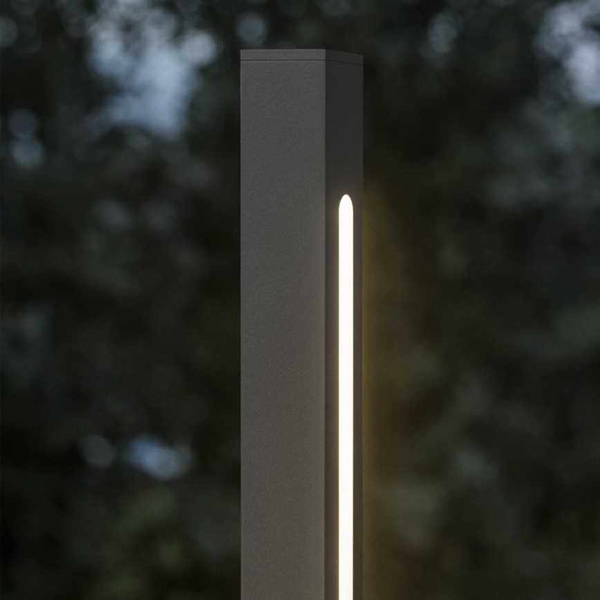 Ideal Lux - LED āra lampa JEDI LED/12W/230V 80 cm CRI 90 IP65 antracīts