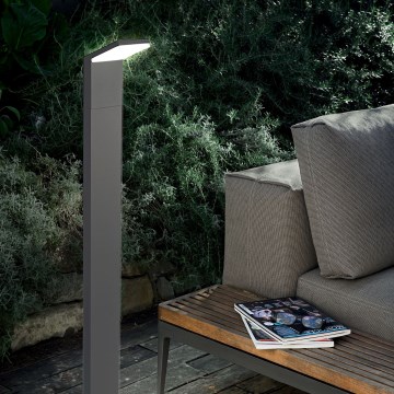 Ideal Lux - LED Āra lampa STYLE LED/8,5W/230V 4000K 100 cm CRI 90 IP54 antracīta