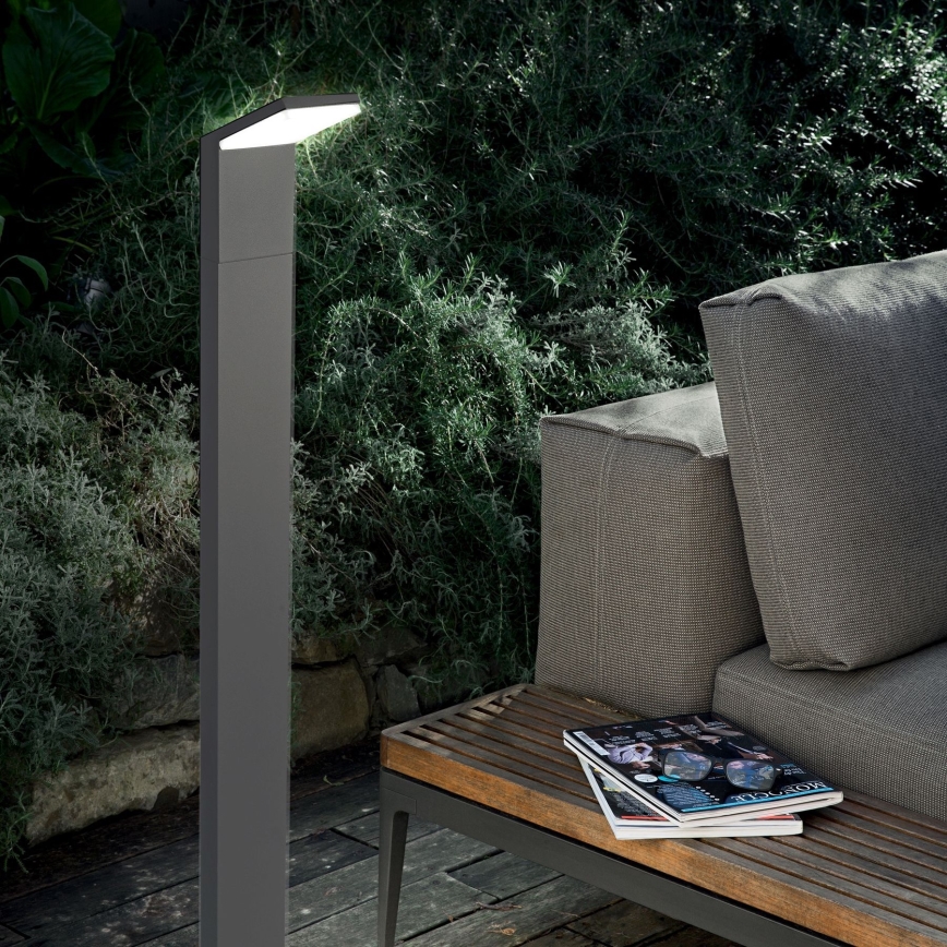 Ideal Lux - LED Āra lampa STYLE LED/8,5W/230V 4000K 100 cm CRI 90 IP54 antracīta