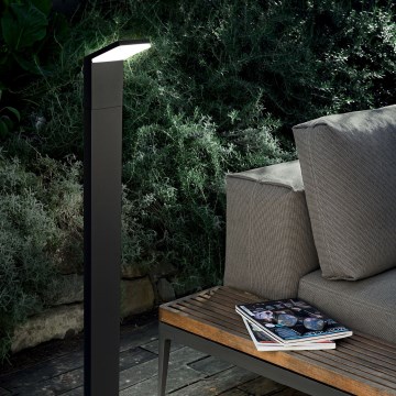 Ideal Lux- LED Āra lampa STYLE LED/8,5W/230V 4000K 100 cm CRI 90 IP54 melna