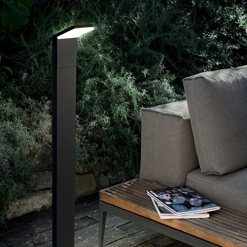 Ideal Lux- LED Āra lampa STYLE LED/8,5W/230V 4000K 100 cm CRI 90 IP54 melna