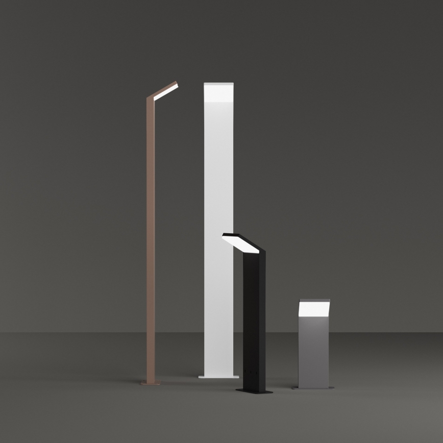 Ideal Lux- LED Āra lampa STYLE LED/8,5W/230V 4000K 100 cm CRI 90 IP54 melna