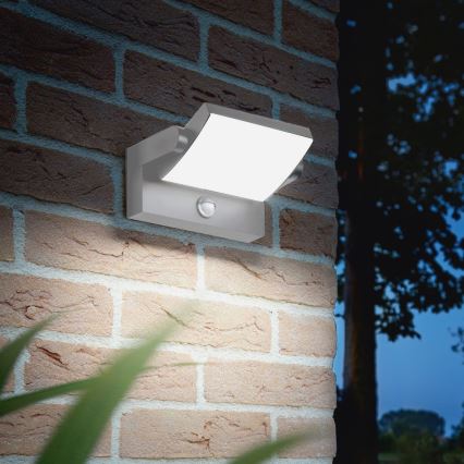 Ideal Lux - āra sienas gaismeklis ar sensoru SWIPE LED/21W/230V CRI 90 IP54 balts