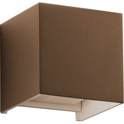 Ideal Lux - LED āra sienas gaismeklis ATOM LED/12W/230V CRI 90 IP54 brūns