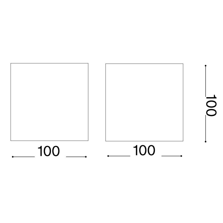 Ideal Lux - LED āra sienas gaismeklis ATOM LED/12W/230V CRI 90 IP54 brūns