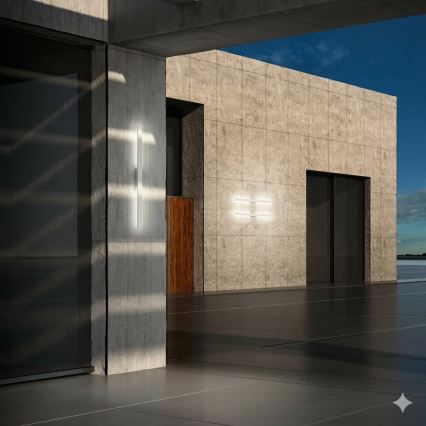 Ideal Lux - LED āra sienas gaismeklis LINEA LED/20W/230V CRI 90 104 cm IP54 balts