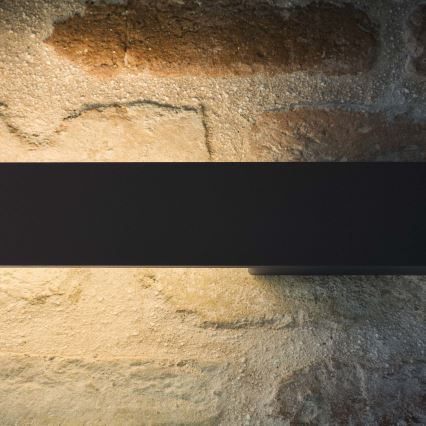 Ideal Lux - LED āra sienas gaismeklis LINEA LED/20W/230V CRI 90 104 cm IP54 melns