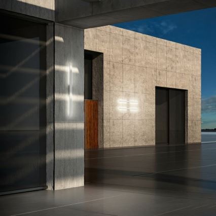 Ideal Lux - LED āra sienas gaismeklis LINEA LED/23W/230V CRI 90 144 cm IP54 balts