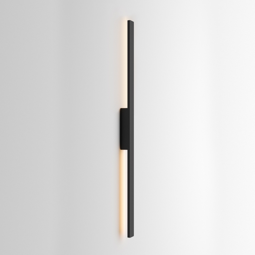 Ideal Lux - LED āra sienas gaismeklis LINEA LED/23W/230V CRI 90 144 cm IP54 melns