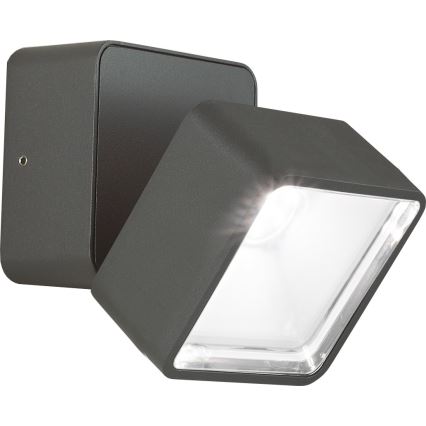 Ideal Lux - LED āra sienas gaismeklis OMEGA LED/7W/230V CRI 90 IP54 antracīts