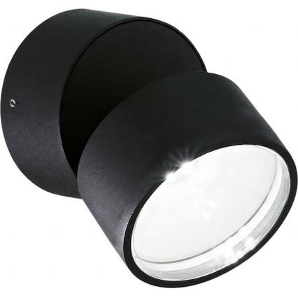 Ideal Lux - LED āra sienas gaismeklis OMEGA LED/7W/230V CRI 90 IP54 melns