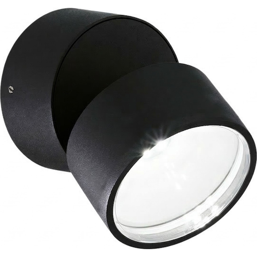 Ideal Lux - LED āra sienas gaismeklis OMEGA LED/7W/230V CRI 90 IP54 melns