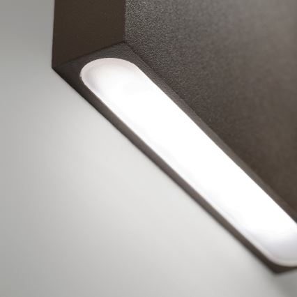 Ideal Lux - LED āra sienas gaismeklis POST-IT LED/3W/12V CRI 90 brūns