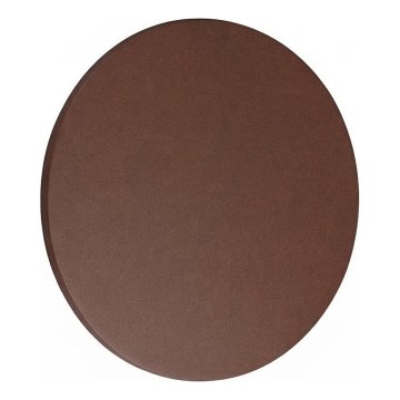 Ideal Lux - LED āra sienas gaismeklis PUNTO LED/12W/230V CRI 90 pr. 24 cm IP54 brūns