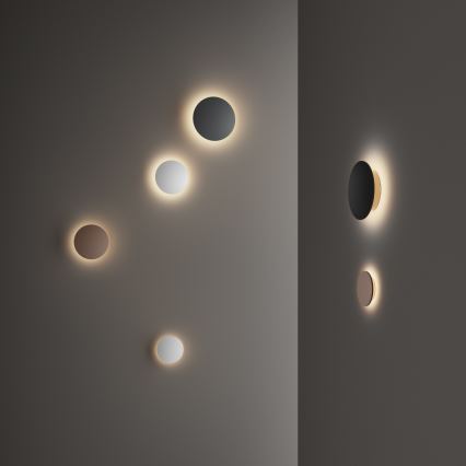 Ideal Lux - LED āra sienas gaismeklis PUNTO LED/9W/230V CRI 90 Ø 18 cm IP54 melns