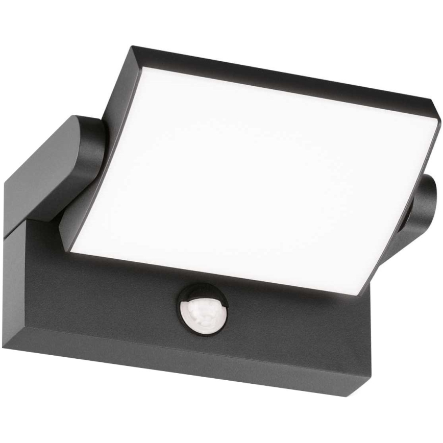 Ideal Lux - LED Āra sienas lampa ar sensoru SWIPE LED/21W/230V CRI 90 IP54 antracīta