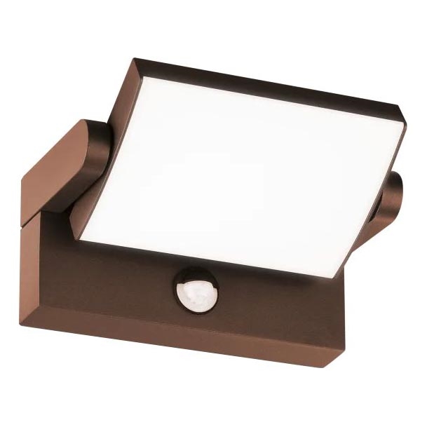 Ideal Lux - LED Āra sienas lampa ar sensoru SWIPE LED/21W/230V CRI 90 IP54 brūna