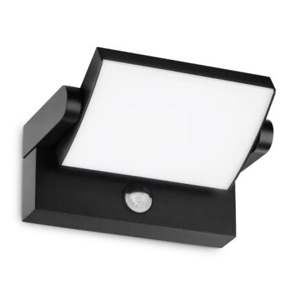 Ideal Lux - LED Āra sienas lampa ar sensoru SWIPE LED/21W/230V CRI 90 IP54 melna