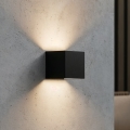 Ideal Lux - LED Āra sienas lampa ATOM LED/12W/230V CRI 90 IP54 melna